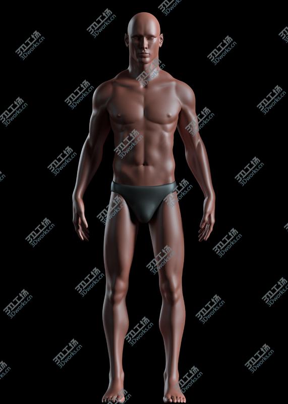 images/goods_img/2021040234/3D Realistic Human Body Basemesh - UVMapped - Rigged/3.jpg